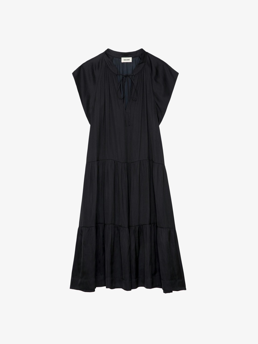 Zadig&Voltaire Black Rito Satin Dress